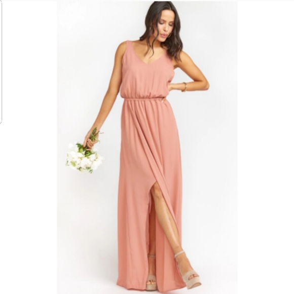 Show Me Your MuMu Dresses & Skirts - 🇺🇲Show Me Your Mumu Kendall Maxi Dress -Rustic Mauve Crisp-NWT